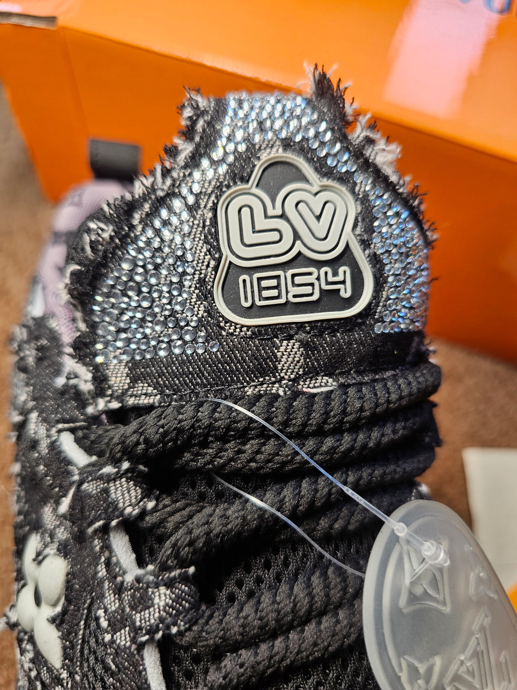 Trainer Black Swarovski