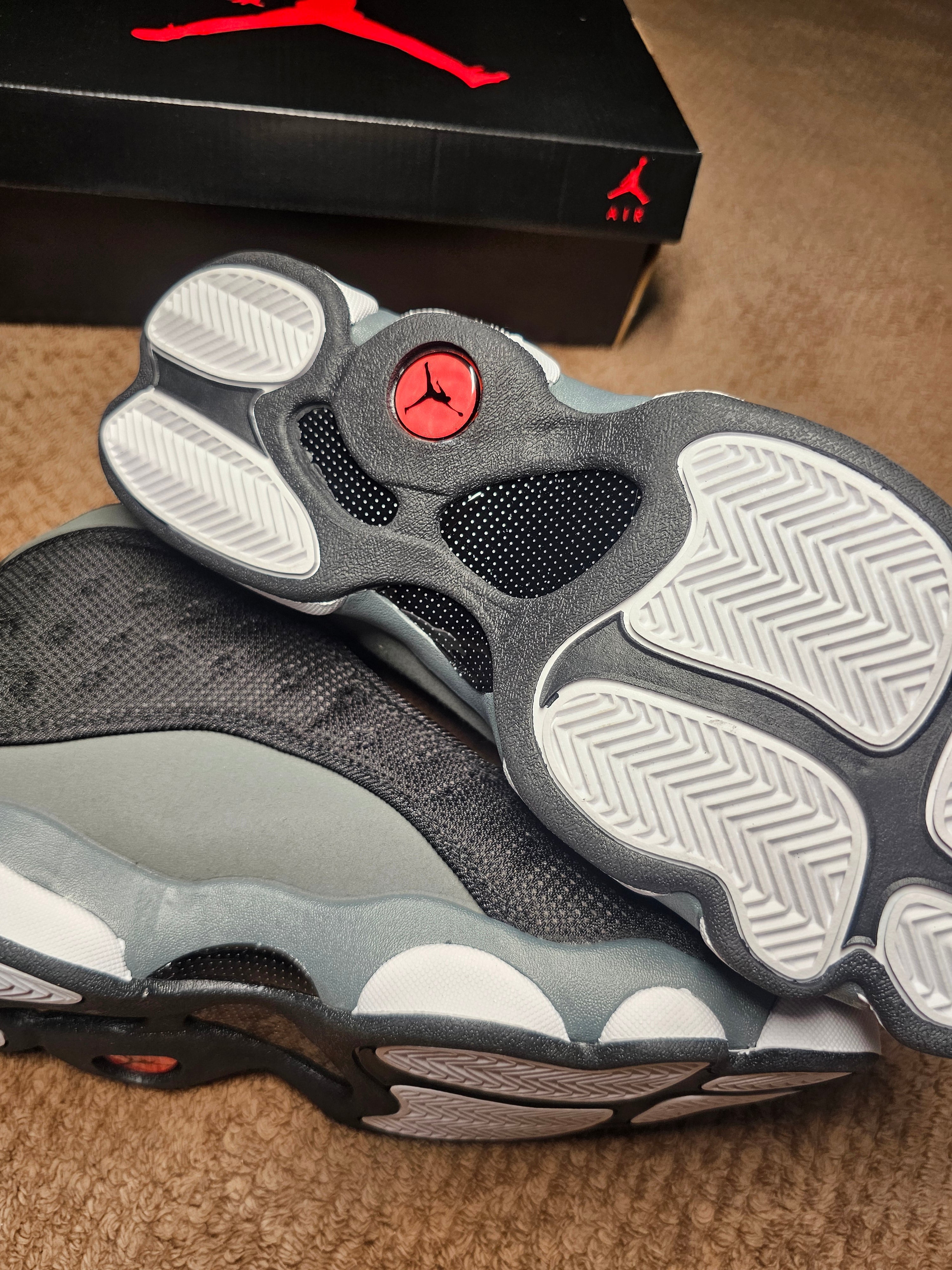 Jordan 13 black flint