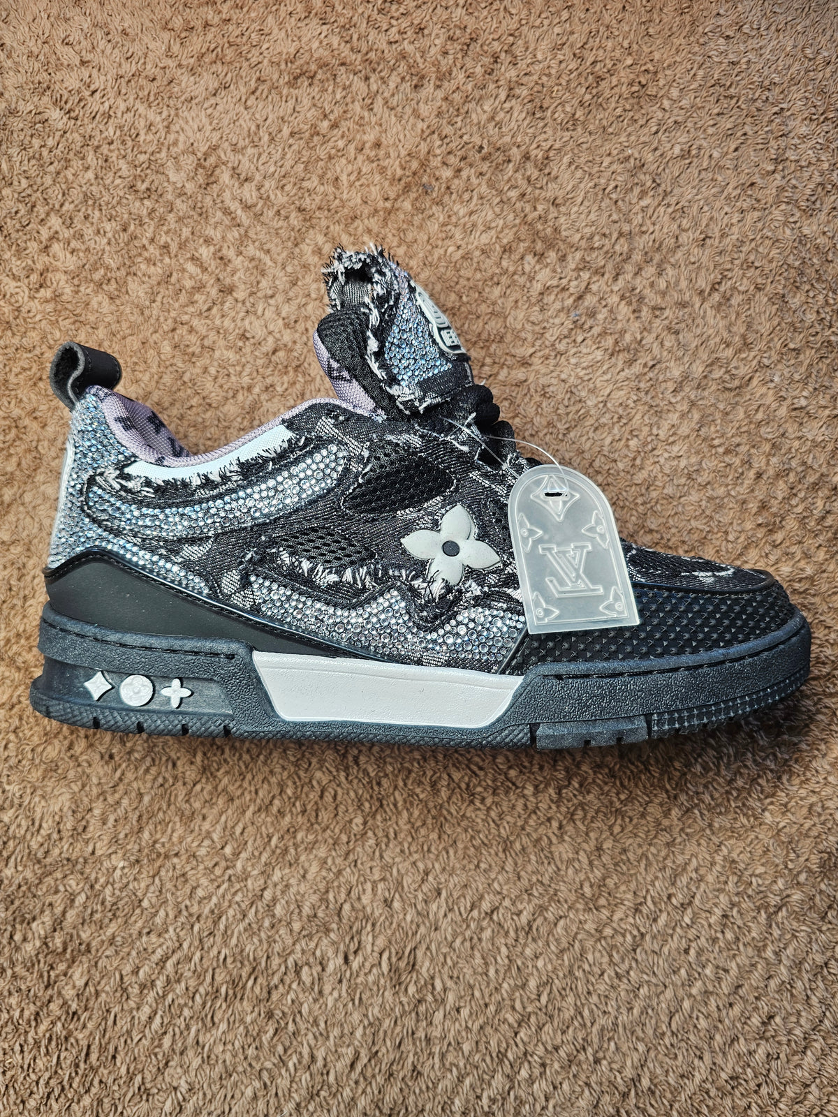 Trainer Black Swarovski